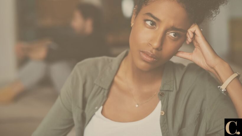 Workplace trauma - Black professional at work.