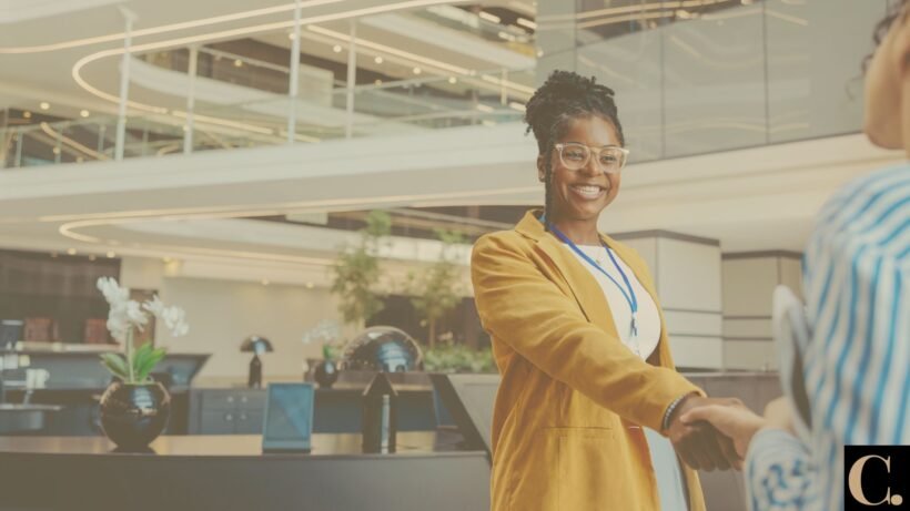 Black professional building consulting offer from corporate expertise